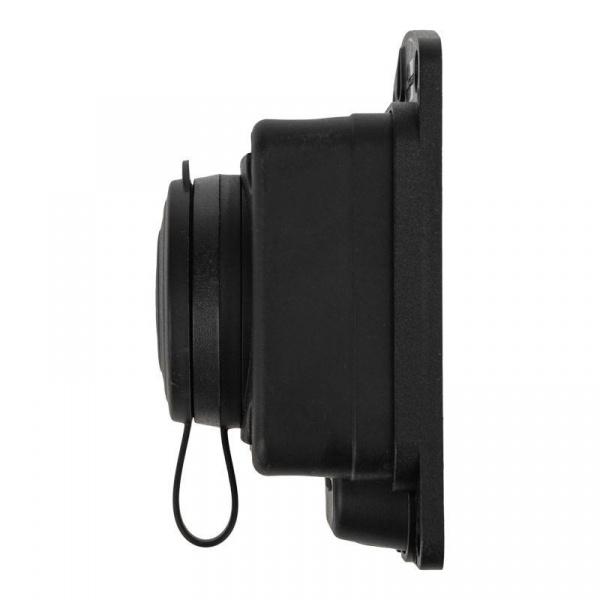 (111-111-4) Розетка штепсельная влагозащищенная стационарная ОУ, 2P+PE 230V,16 А, IP44 каучук PROconnect