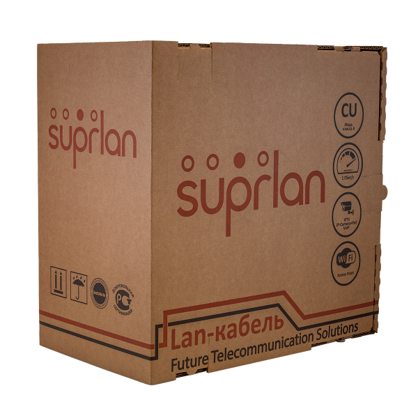 (01-0316-1) Кабель витая пара SUPRLAN Six UTP Cat.6 4х2хAWG23 Cu PVC Indoor 305м