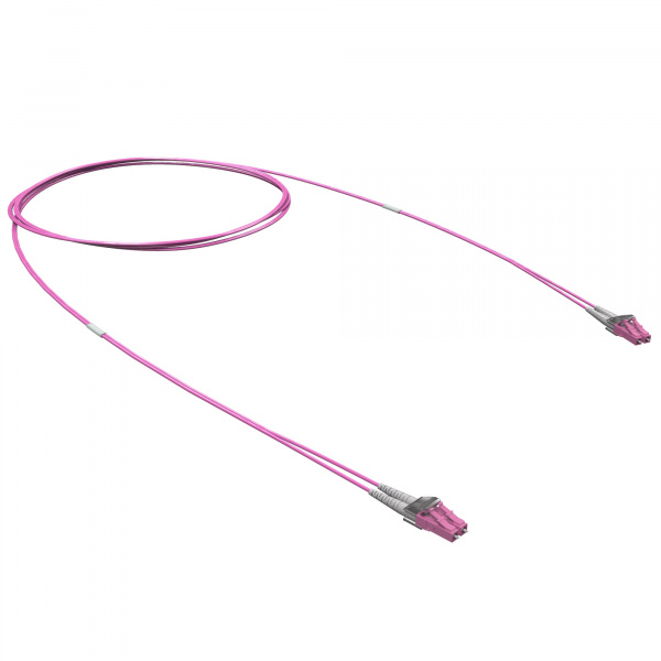 (RNPC54DLL3) Оптический коммутационный шнур Duplex LC/UPC-LC/UPC, 50/125 (OM4), 3 м