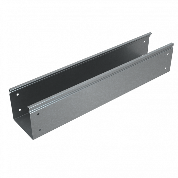 (LNEplus100-300-1.0-2000 INOX304) Лоток неперф. 100х300х1,0 L2000 мм "Стандарт ПЛЮС" INOX304