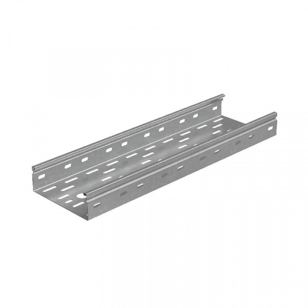 (LPEplus50-150-1.5-2500 INOX304) Лоток перф. 50х150х1,5 L2500 мм "Стандарт ПЛЮС" INOX304