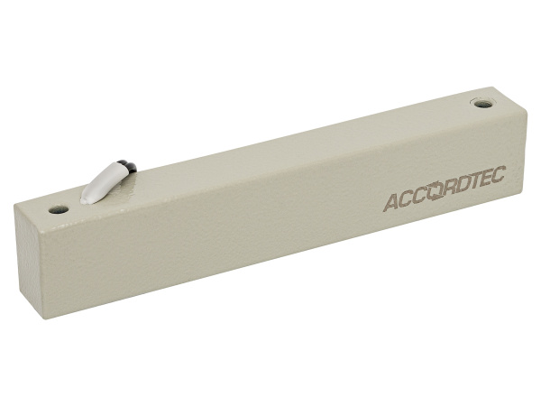 ML-100K Замок электромагнитный с уголком, цвет Серебряный металлик