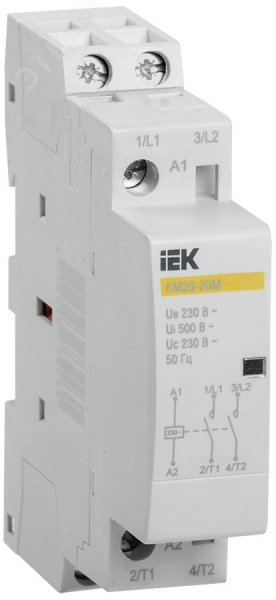 (MKK11-20-20) Контактор модульный КМ20-20М AC IEK