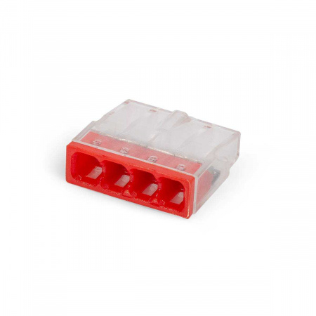 (87654) СМК 2273-204 Миниатюрная клемма 4-проводная (100шт в упаковке) (КВТ)