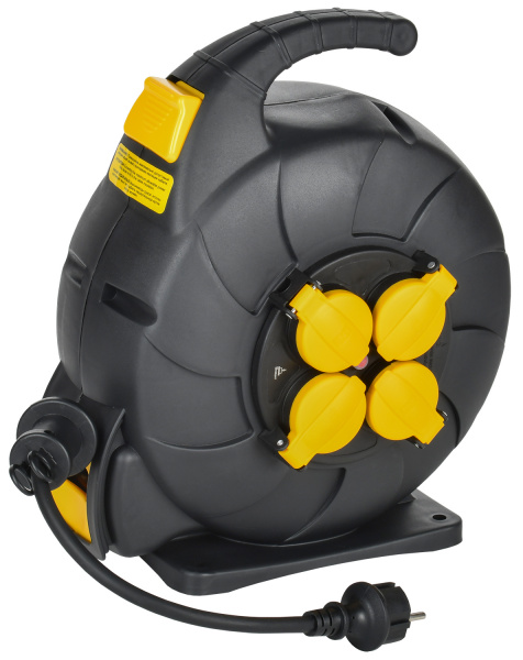 (TW-KP27-16-04-15-44) TWIST Катушка 4 места УК15 2P+PE/15м 3х1,5мм2 КГ автосмотка IP44 IEK