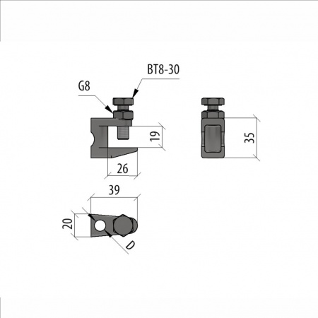 (FV10) Струбцина М10