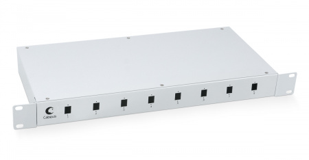 Cabeus FO-19-8SC Оптический кросс-бокс стационарный 19" (7033c)