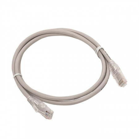 (TRP-5EUTP-PVC-1.5M-GY) Патч-корд TERACOM PRO Cat.5E неэкранированный UTP оболочка PVC серый (1,5м)