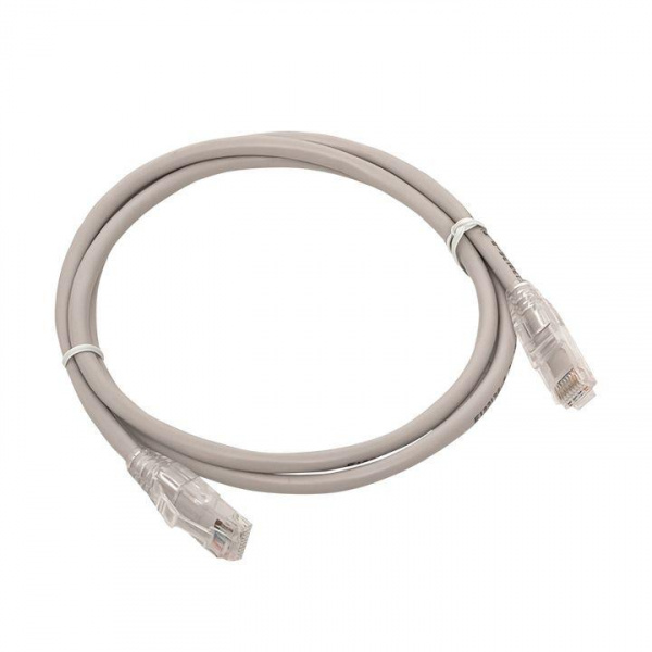 (TRP-5EUTP-PVC-1.5M-GY) Патч-корд TERACOM PRO Cat.5E неэкранированный UTP оболочка PVC серый (1,5м)