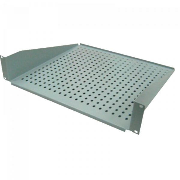(05-1622) Полка консольная перфорированная ТВ(Л) креп. за 1 раму до 25 кг 2U 200mm