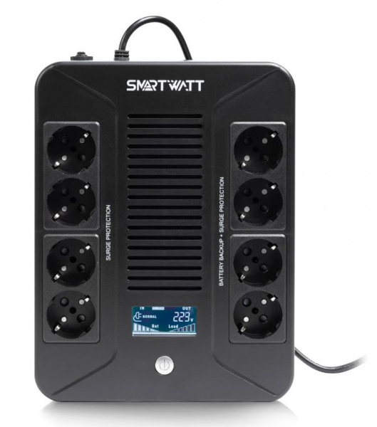 SMARTWATT UPS SAFE PRO LCD 600 Источник бесперебойного питания