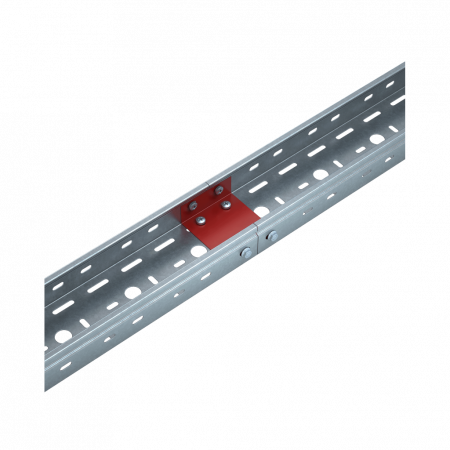 (SPplus50-500 HD) Соединительная пластина П-образная для лотка 50х500 мм "ПЛЮС" HD