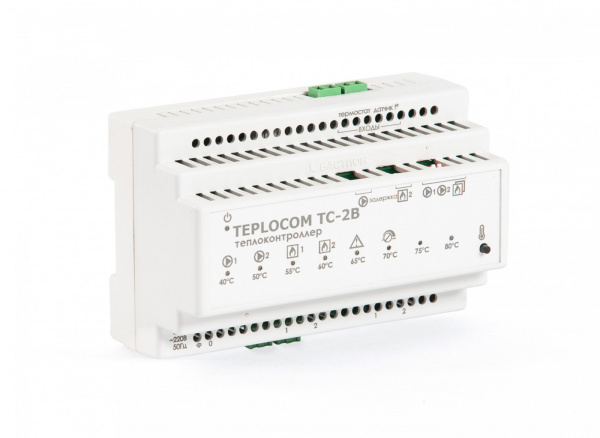 Теплоконтроллер TEPLOCOM Каскад TC-2B (932) Теплоконтроллер TEPLOCOM Каскад TC-2B (932)