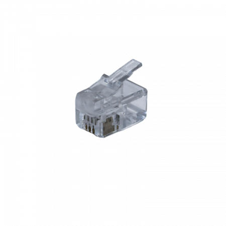 (10-0229) Коннекторы 4P4C (RJ-11) (100 pcs)