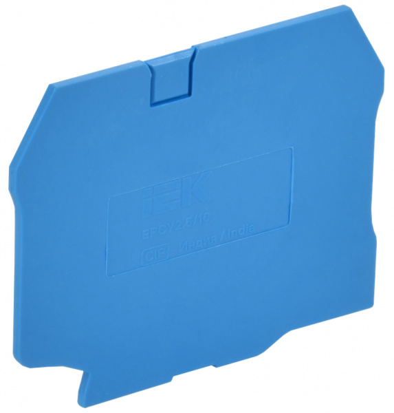 (AF-CT30-00-K07-002-ZGL) ARMAFIX Заглушка EPCY2.5/10BU для колодок клеммных CY2.5-CY10 синяя IEK