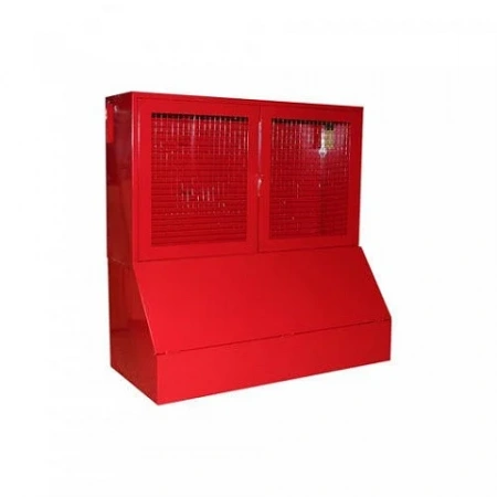 Стенд Универсальный  серия «Т» с ящиком 0,5 м³ (с сеткой) Стенд Универсальный  серия «Т» с ящиком 0,5 м³ (с сеткой)