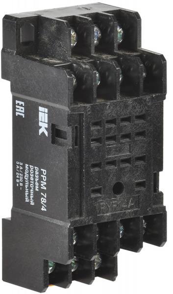 (RRP20D-RRM-4) Разъем РРМ78/4(PYF14A) для РЭК78/4(MY4) модульный IEK