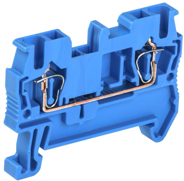 (YZN11-002-K07) Клемма пружинная КПИ 2в-2,5 31А синий IEK