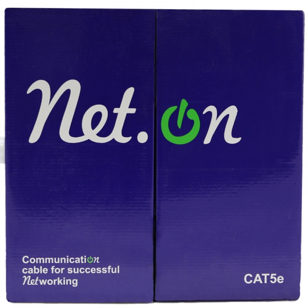 (01-0302) Кабель Net.on UTP Cat.5e 4x2хAWG24 CCA PVC Indoor 305м