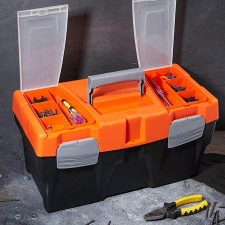 (12-5002-4) Ящик пластиковый для инструмента Proconnect 500х250х260 мм