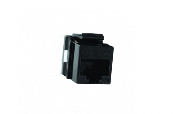 Eurolan 16B-U5-03BL Модуль UTP категории 5е keystone, черный