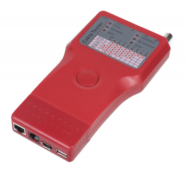 Cabeus CT-SLT-5-1 Тестер для витой пары, коаксиального кабеля, телефона (7923c)