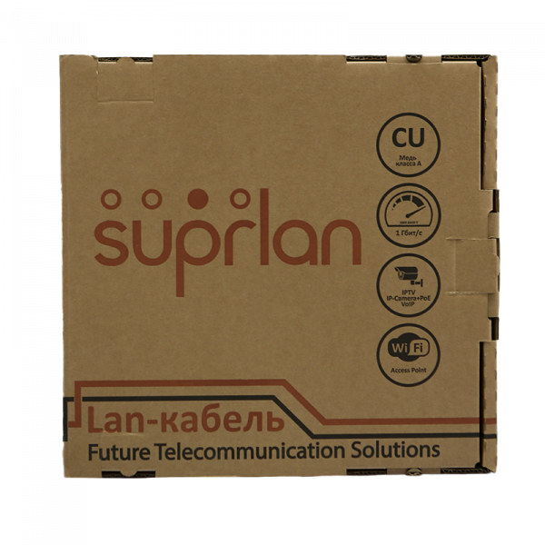 (01-1037-1) Кабель витая пара SUPRLAN Standard F/UTP Cat.5e 4x2xAWG24 Cu нг(А)-LS In. 305м (RUS)