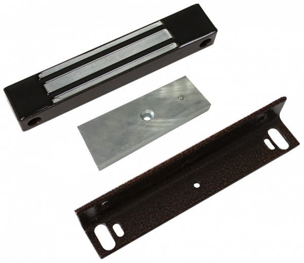 ML-400 KB-2 Электромагнитный замок с уголком, цвет коричневый ML-400 KB-2 Электромагнитный замок с уголком, цвет коричневый