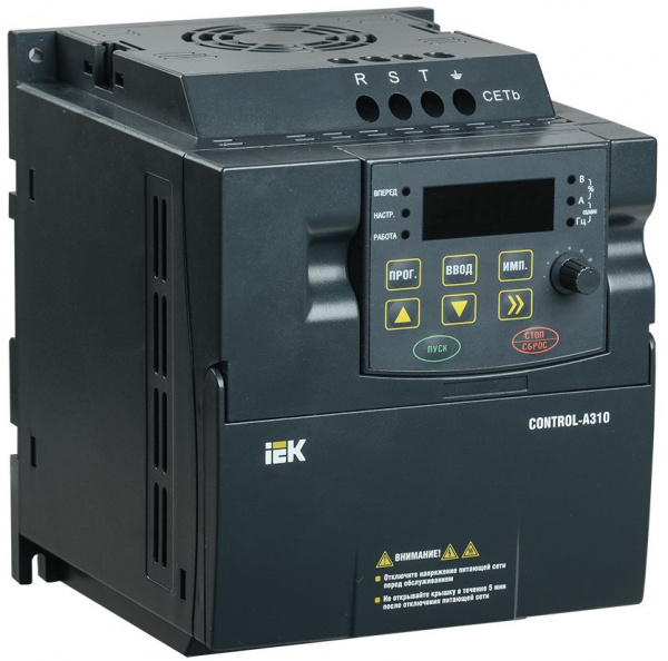 (CNT-A310D33V022TEZ) Преобразователь частоты CONTROL-A310 380В 3Ф 2,2кВт 5,1A IEK