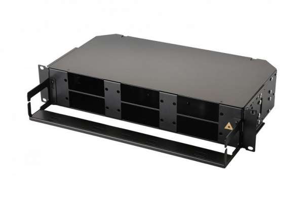Eurolan 47C-06-00BL Панель 19'' Q-SLOT, 2U, 6 слотов, корпус