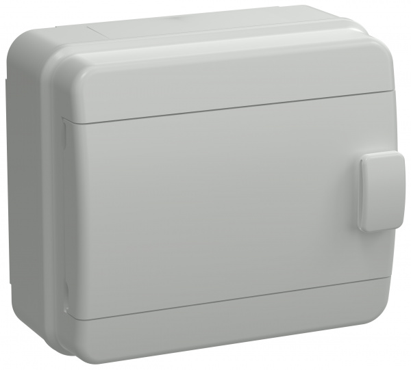 (TF5-KP73-N-08-65-K03-K03) TEKFOR Корпус пластиковый КМПн-8 IP65 серая непрозрачная дверь IEK