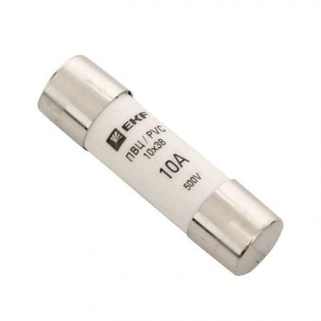 (pvc-10x38-10) Плавкая вставка цилиндрическая ПВЦ (10х38)  10А EKF PROxima