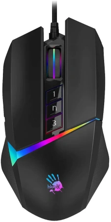 (W60 PRO) Мышь A4Tech Bloody W60 Pro черный оптическая (16000dpi) USB (10but)