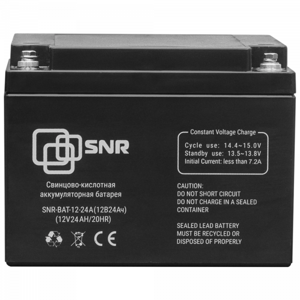 (SNR-BAT-12-12-GP) Свинцово-кислотный аккумулятор 12 В 12 Ач (SNR-BAT-12-12-GP)