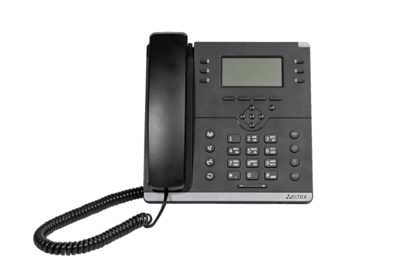 (VP-15P) IP-телефон VP-15P: 2 SIP аккаунта, 2x100M, ЖК дисплей, PoE