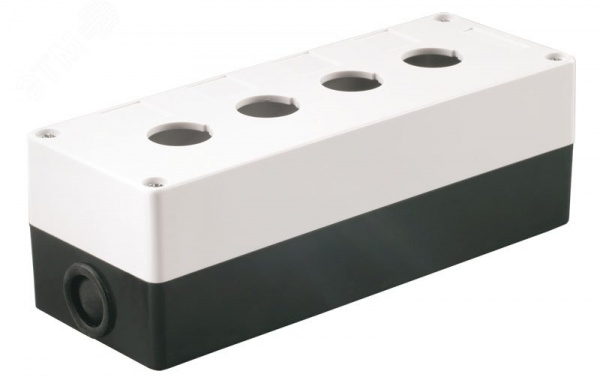 (BKP10-4-K01) Корпус КП104 для кнопок 4места белый ИЭК