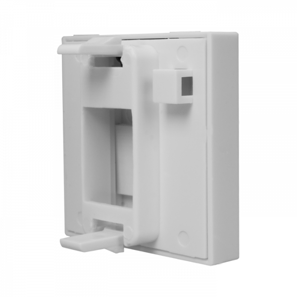 (10-0304-1) Лицевая панель 1 порт (45х45, Keystone, шторка) (DIY)