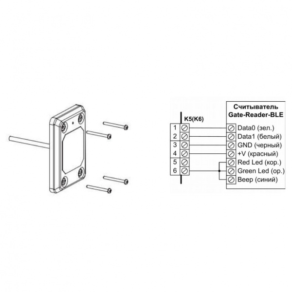 Gate-Reader-BLE-Multi-metall