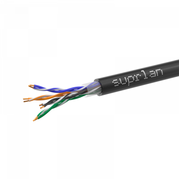 (01-0311-2) Кабель витая пара SUPRLAN Premium UTP Cat.5e 4x2x0,51 Cu PE Outdoor 305м