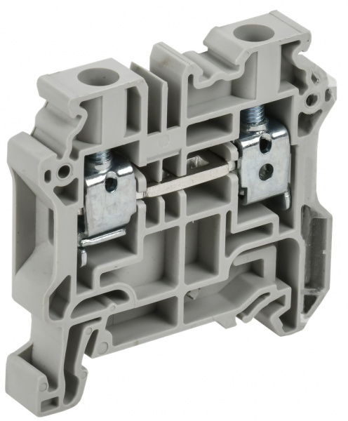 (AF-CT30-00-K03-006-EX) ARMAFIX Колодка клеммная CY6 винтовая 6мм2 проходная серая Ex IEK