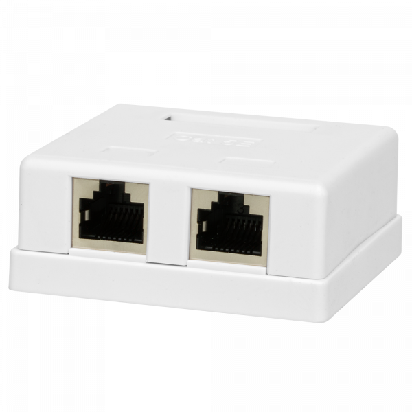 (10-0308-1) Компьютерная розетка 8P8C (RJ-45), FTP, 5e, 2 порта (DIY)