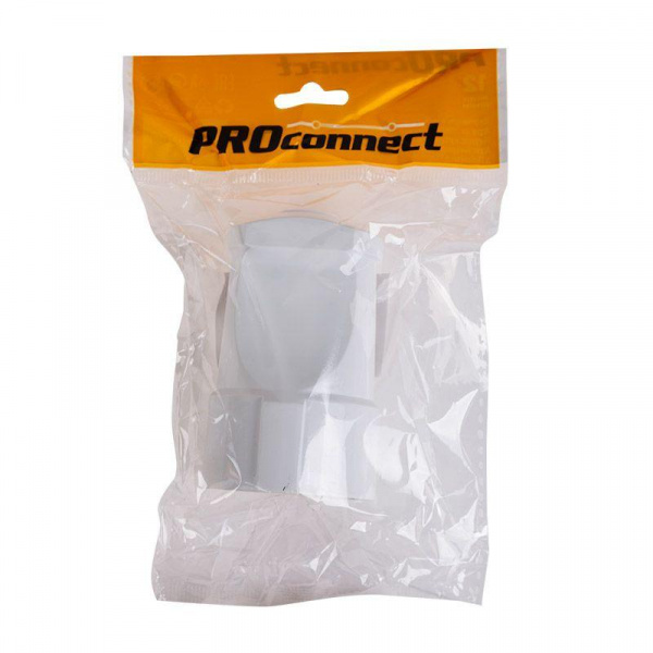 (11-8539) Розетка переносная б/з белая 10А PROCONNECT