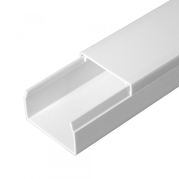 Кабель-канал белый 2-й замок в п/э 40х25 мм (30м/уп) Промрукав (PR.0540251)