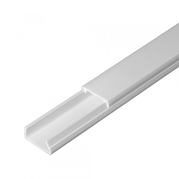 Кабель-канал белый 2-й замок в п/э 20х10 мм (180м/уп) Промрукав (PR.0325203)
