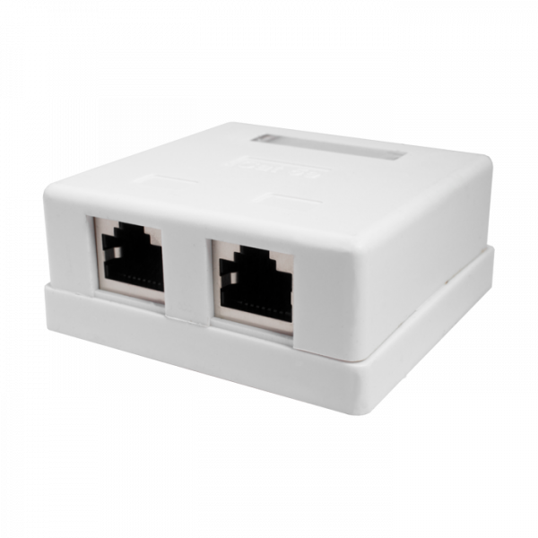 (10-0308-1) Компьютерная розетка 8P8C (RJ-45), FTP, 5e, 2 порта (DIY)