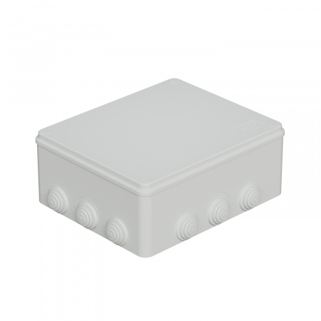 (43030HF-GR) JBS300 Коробка огн. Е110 о/п, 300х250х120,12 вых.,IP65, 5Р (2.5-16 мм2), цвет серый