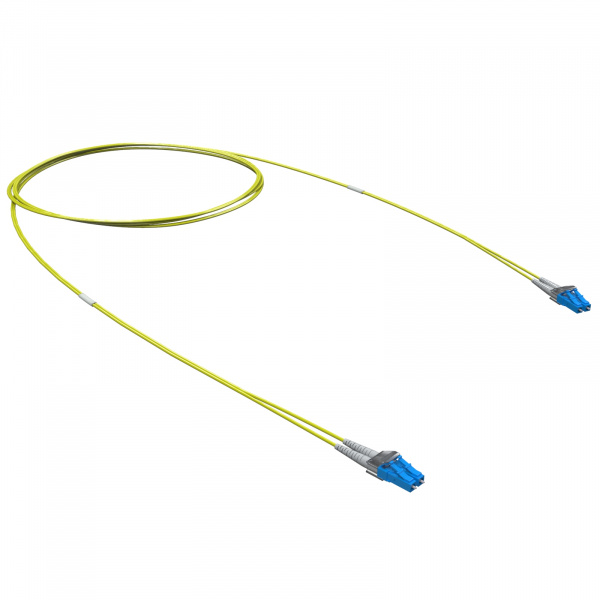 (RNPC9DLULU1) Оптический коммутационный шнур Duplex LC/UPC-LC/UPC, 9/125 (OS2), 1 м