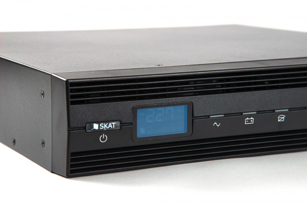 SKAT-UPS 1000-RACK-ON ИБП 900 Вт, online, синус, внешн. АКБ х 2 шт (9902)
