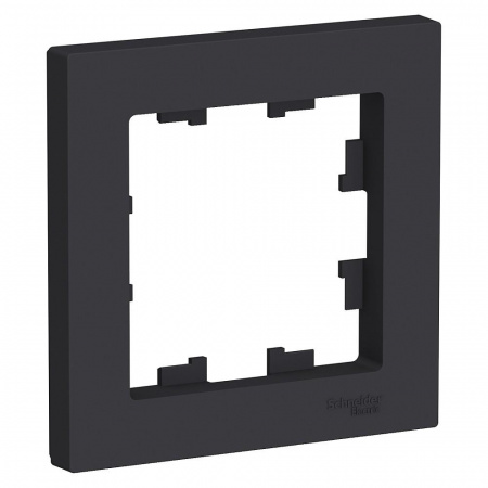 (ATN001001) ATLASDESIGN 1-постовая РАМКА, КАРБОН Systeme Electric