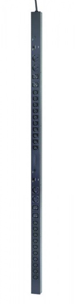 Eurolan 60A-64-56-28BL Блок распределения питания базовый PRO 0U 32/230, 20 С13 + 4 С19 + 4 Schuko, IEC309 32A 2P+E